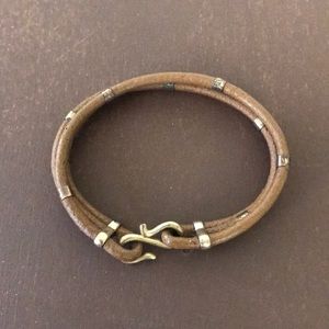 JCrew leather bracelet